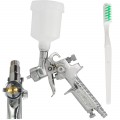 VERKE PISTOLET LAKIERNICZY HVLP H-2000P 0,8MM 125 ML V81301