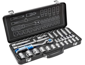 HOGERT ZESTAW NASADEK I AKCESORIÓW 1/2" 29 SZTUK HT1R480