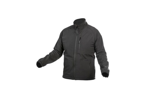 HOGERT KURTKA SOFTSHELL CZARNA, 2XL BIESE, HT5K258-2XL