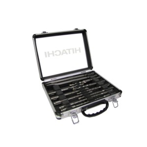 HIKOKI (HITACHI) ZESTAW 13 SZT. DŁUT I WIERTEŁ SDS PLUS W ALUMINIOWEJ WALIZCE 402559