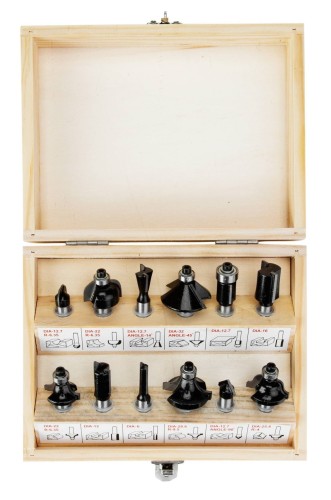 HIKOKI (HITACHI) ZESTAW FREZÓW DO DREWNA 8MM 12 SZTUK 500507