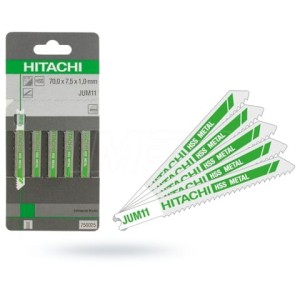 HIKOKI (HITACHI) ZESTAW BRZESZCZOTÓW DO WYRZYNAREK 5 SZTUK JUM11 METAL 750025