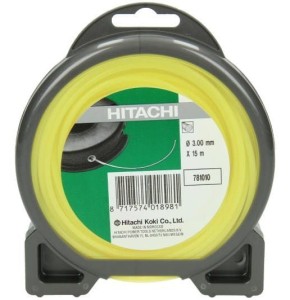 HIKOKI (HITACHI) ŻYŁKA DO PODKASZARKI OKRĄGŁA 3MMX15M ŻÓŁTA 781010