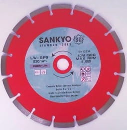 HIKOKI (HITACHI) TARCZA DIAMENTOWA SANKYO 230x2.6x10x22.2MM LWSP090J