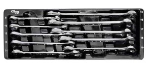 RICHMANN EXCLUSIVE WKŁAD DO SZAFKI NARZĘDZIOWEJ - KLUCZE Z GRZECHOTKĄ 8-19MM 10 SZTUK C1195