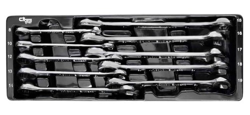 CORONA EXCLUSIVE WKŁAD DO SZAFKI NARZĘDZIOWEJ - KLUCZE Z GRZECHOTKĄ 8-19MM 10 SZTUK C1195