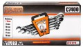 RICHMANN (CORONA)  KLUCZE PŁASKO-OCZKOWE Z GRZECHOTKĄ 8 - 19 MM (5 SZT.) 72 ZĘBY C7400