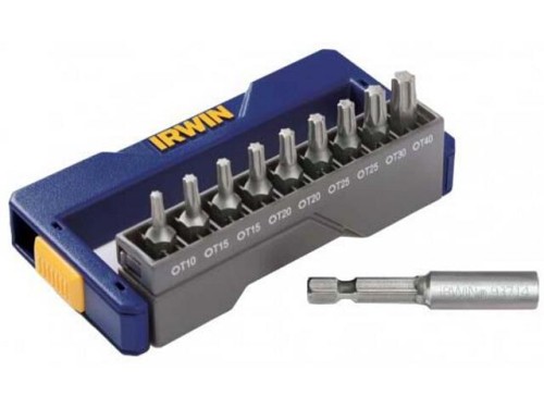 IRWIN ZESTAW BITÓW TORX IRWIN DO WKRĘTAREK 10 SZT. + UCHWYT 1868197