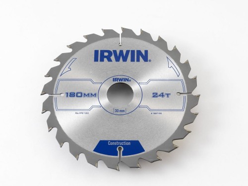 IRWIN 180x30x2,5MM PIŁA TARCZOWA DO DREWNA 24Z 1897195