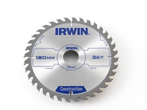 IRWIN 180x30x2,5MM PIŁA TARCZOWA DO DREWNA 36Z 1897196