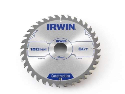 IRWIN 180x30x2,5MM PIŁA TARCZOWA DO DREWNA 36Z 1897196