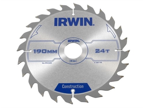 IRWIN PIŁA TARCZOWA DO OGÓLNEGO ZASTOSOWANIA CSB 190MM 24T 1897199