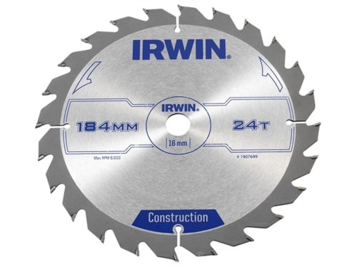 IRWIN PIŁA TARCZOWA DO OGÓLNEGO ZASTOSOWANIA CSB 184MM 24T 1907699
