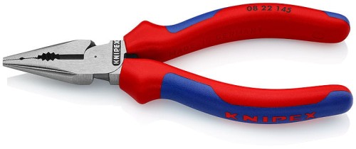 KNIPEX SZCZYPCE UNIWERSALNE Z OSTRO ZAKOŃCZONYMI SZCZĘKAMI 145MM 0822145