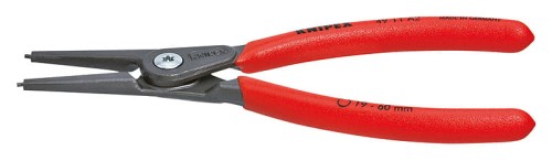KNIPEX SZCZYPCE PRECYZYJNE DO PIERŚCIENI OSADCZYCH SPRĘŻYNUJĄCYCH ZEWNĘTRZNE PROSTE 180MM 4911A3