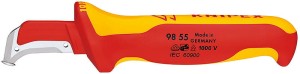 KNIPEX NÓŻ DO ŚCIĄGANIA IZOLACJI 180MM 9855